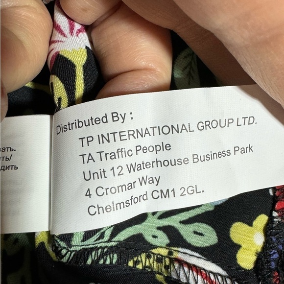 NWT Traffic People Floral Fringe Maxi Dress, Black, Multi, Size XL - Picture 13 of 16